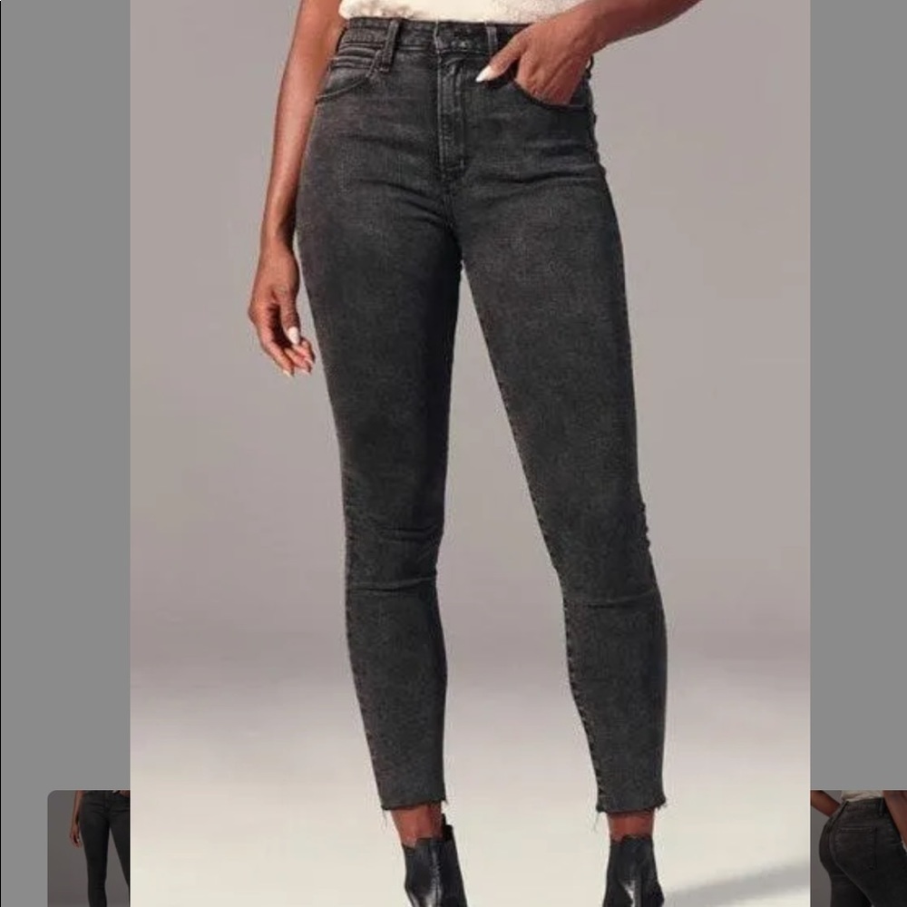 Abercrombie High Rise Super Skinny Ankle Jean
